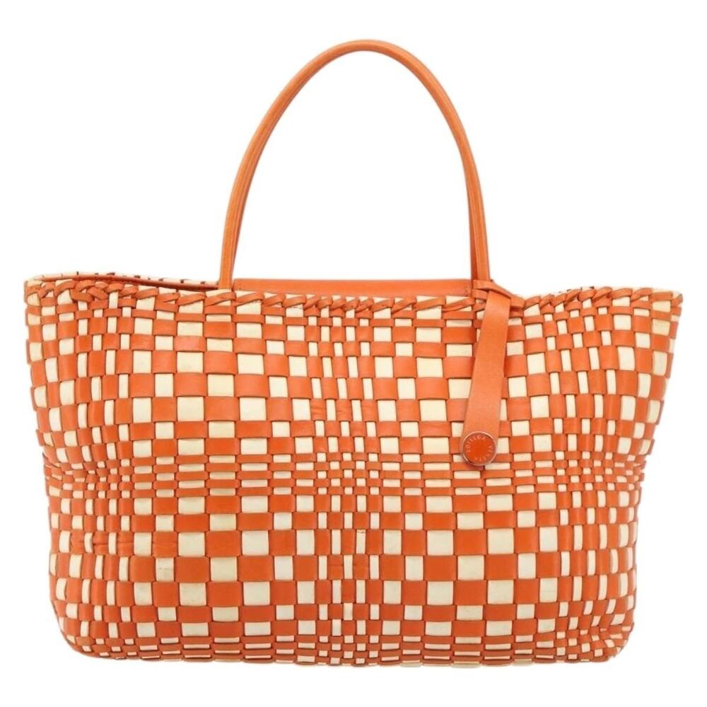Bottega Veneta Intrecciato Tote Orange